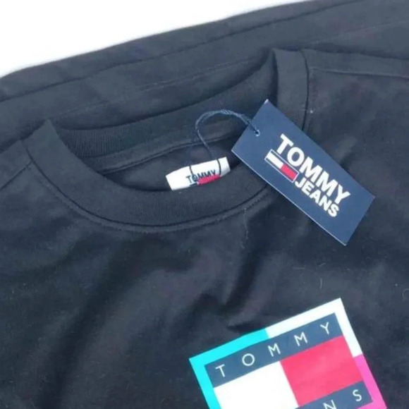 TOMMY HILFIGER Organic Cotton Sleeveless Crew-Neck T-shirt  Dress - Picture 5 of 6